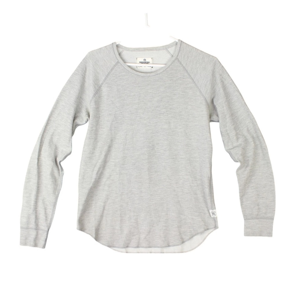 Reigning Champ Sweatshirt Mens Sz S Gray Crew Neck Pullover Handcrafted Canada